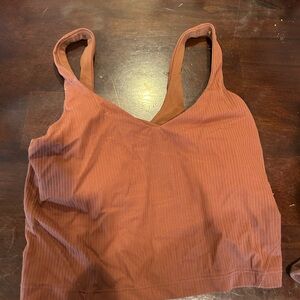 lululemon athletica Rust Tank Top